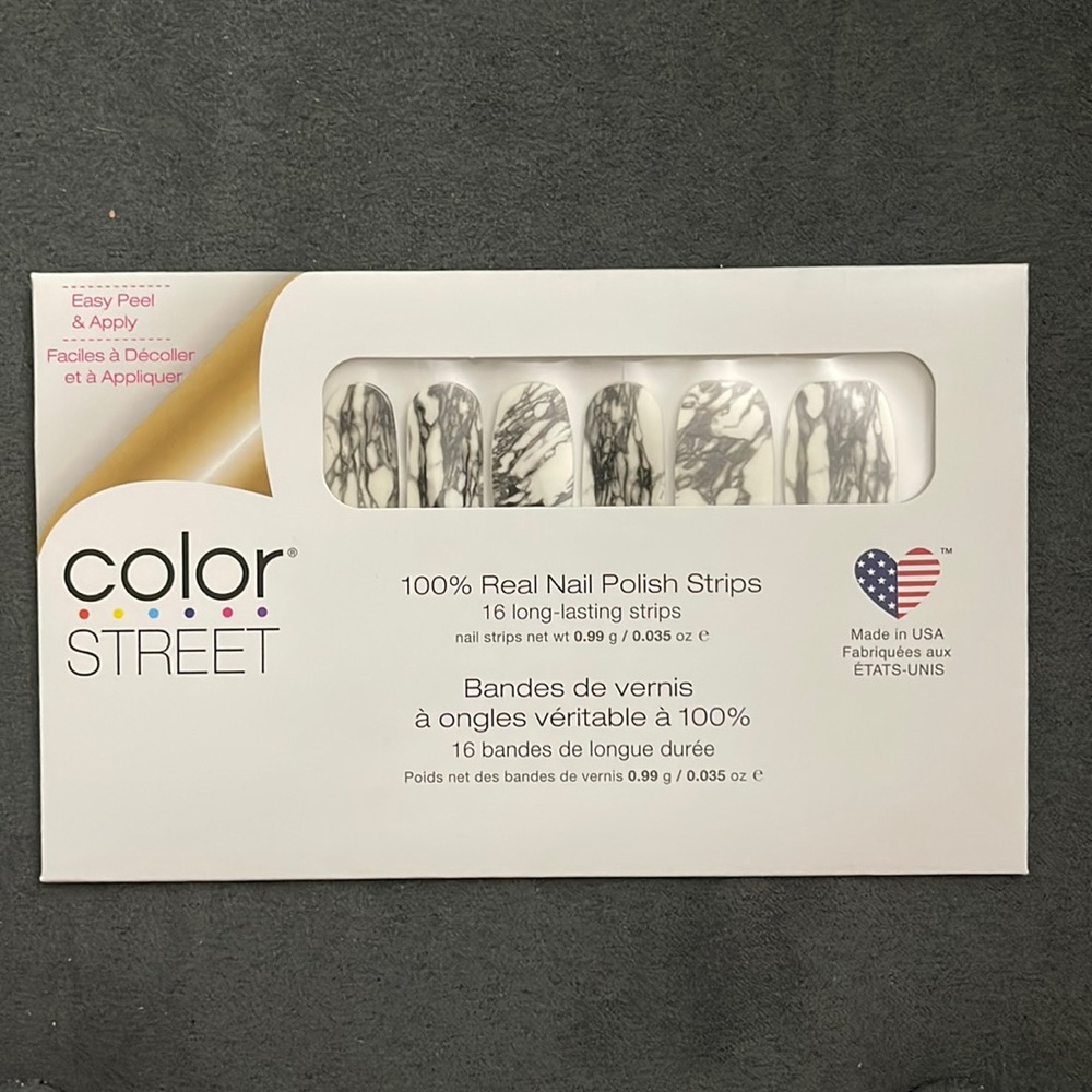 Color Street 100% Real Nail Polish Strips - Mystic Marble